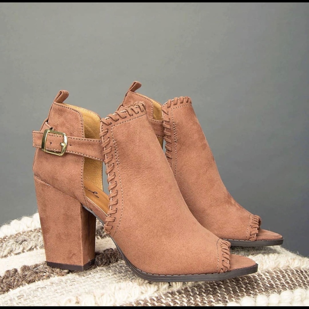 Peep Toe Booties